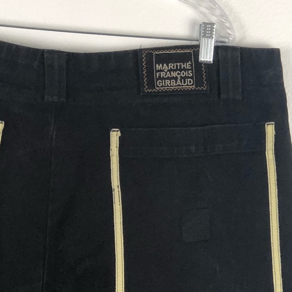 Marithe Francois Girbaud Black Denim Jean Shorts - Picture 3 of 15